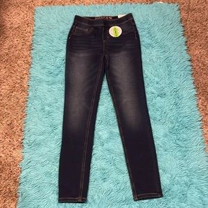 Justice blue leggings size girls, 14.